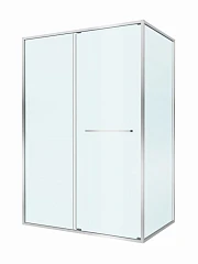 Душевой уголок Cezares Lux 130*100*195 профиль хром без поддона