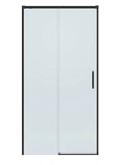 Душевая дверь в нишу Cezares Plane 100*195 профиль оружейная сталь без поддона