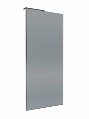 Душевая перегородка BelBagno Walk-in Uno 90*200 стекло графит профиль оружейная сталь без поддона