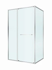 Душевой уголок Cezares Lux 110*100*195 профиль хром без поддона