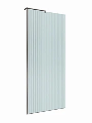 Душевая перегородка BelBagno Walk-in Uno 90*200 стекло рифленое профиль оружейная сталь без поддона