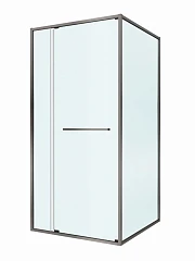 Душевой уголок Cezares Lux 100*80*195 профиль оружейная сталь без поддона