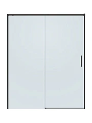 Душевая дверь в нишу Cezares Plane 160*195 профиль оружейная сталь без поддона