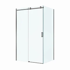 Душевой уголок BelBagno Soft Close 2 130*80*200 профиль оружейная сталь без поддона