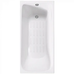 Чугунная ванна Delice Continental Plus 170х75 с антискользящим покрытием (комплект)