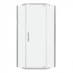 Душевое ограждение Niagara Eco NG-1010-14D 100х100х190 распашное,хром,стекло прозрачное,1 место