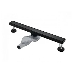 Душевой лоток Grocenberg T600BL черный матовый