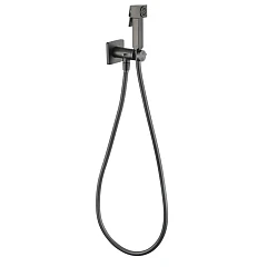 Гигиенический душ со смесителем Grocenberg GB005BG с прогрессивным картриджем скрытый монтаж графит