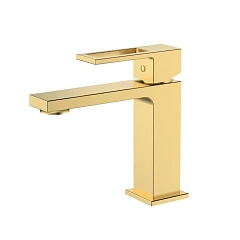 Смеситель DQ Dortmund DA1712107 для раковины матовое золото