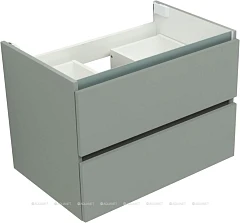 Тумба под раковину Aquanet Вега 2.0 70 цвет мисти грин  2 ящика