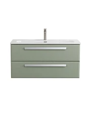 Тумба под раковину Cezares Эко-Кер-Н/Eco-Cer-N 100 светло-зеленая матовая