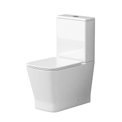 Унитаз-компакт Grossman ГР-4490SQ 60,5х36,5х82 безободковый,белый, микролифт, торнадо