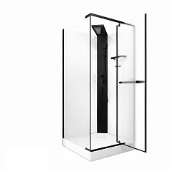 Душевая кабина Ceruttispa Мими/MiMi 90х90х215-225 L/R без крыши матовое стекло