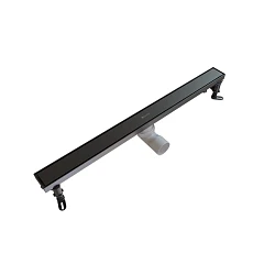 Душевой лоток Knotlor Терра/Terra 70 вороненая сталь