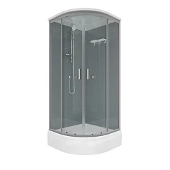 Triton Душевая кабина Прайм-Сатин В 90х90х228 (3 места) (средний поддон)
