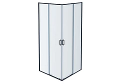 Душевой уголок Aquatek Ария 100*100*200 квадратный, профиль оружейная сталь без поддона