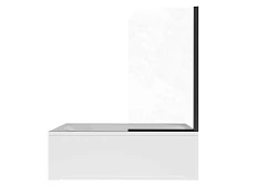 Душевая шторка на ванну Aquatek AQ.BSRC.080.1BL 80*150 L/R профиль черный матовый