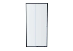 Душевая дверь в нишу Aquatek Ария 100*200 L/R раздвижная, профиль оружейная сталь без поддона