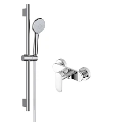 Душевая стойка Aquatek Ника AQ1832CR хром (AQ1860CR+AQ2017CR)