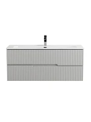 Тумба под раковину Cezares Дуэт-Н/Duet-N 120 серая жемчужная