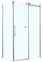 Душевое ограждение Azario Ванкувер AZ-NKF1131R 1000 100х120х200 R прозрачное стекло 8 мм, цвет профиля серебро (без поддона)