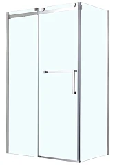 Душевое ограждение Azario Ванкувер AZ-NKF1131L 1000 100х120х200 L прозрачное стекло 8мм, профиль серебро, без поддона