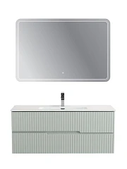 Комплект мебели Cezares Дуэт-Н/Duet-N 120 зеленый жемчужный (раковина CZR-8095-120)