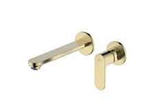 Смеситель Aquatek Альфа AQ1913BG для раковины скрытый монтаж шлифованное золото