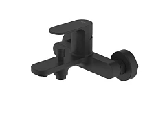 Смеситель Aquatek Альфа AQ1940MB для ванны и душа черный матовый