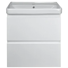 Тумба с раковиной Azario Мила 60 раковина Монте белый матовый