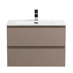 Тумба с раковиной BelBagno Крафт/Kraft 39 70 подвесная бежевая матовая (раковина BB-8099-3-70)