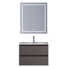 Комплект мебели BelBagno Крафт/Kraft 60 темно-серый матовый (раковина BB600ETL)