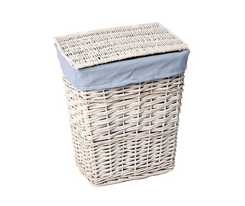 Плетеная корзина для белья с крышкой WasserKRAFT Lippe WB-450-S 36*24