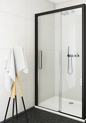 Душевая дверь в нишу Roth Exclusive Line ECD2P 150*90*210 R профиль черный матовый с поддоном Душевая дверь в нишу Roth Exclusive Line ECD2P 150*90*210 R профиль черный матовый с поддоном