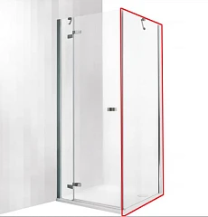 Душевая боковая стенка Roth Corner Elegant BR 80*200 Душевая боковая стенка Roth Corner Elegant BR 80*200