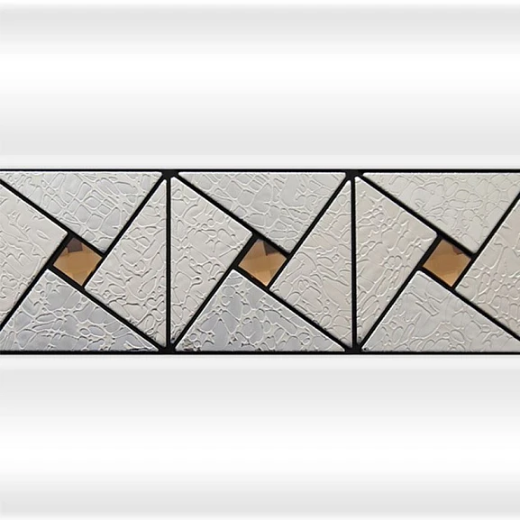 Декоративная вертикальная вставка Fra Grande "Арт-мозаика" Анабель на боковую панель (на выбор по фото) - заказывается 2 полоски