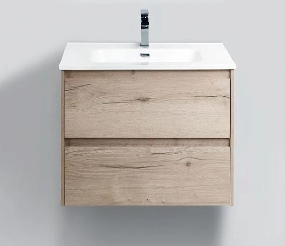 Тумба с раковиной BelBagno Kraft 60 Rovere Galifax Bianco