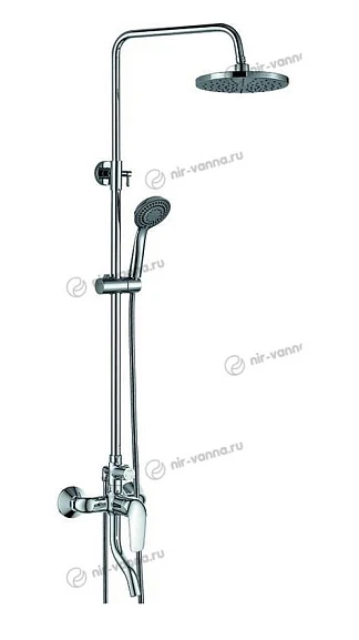 Душевая стойка Rush ST4235-11 с изливом хром
