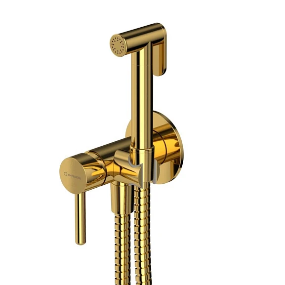 Гигиенический душ со смесителем Whitecross Y SYSYBI2GL скрытый монтаж золото