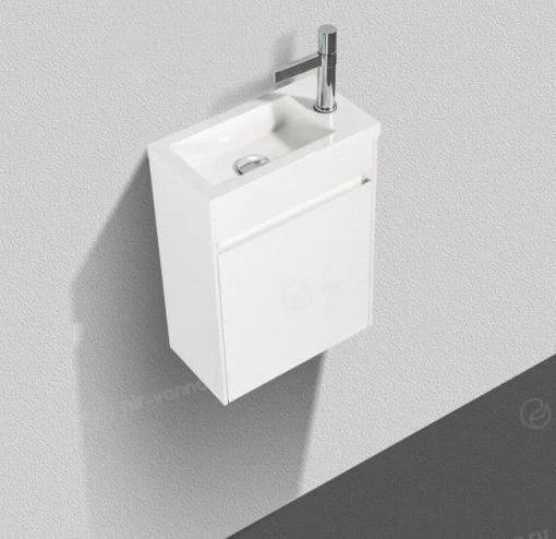 Тумба под раковину BelBagno Pietra Mini 40 L Bianco Lucido