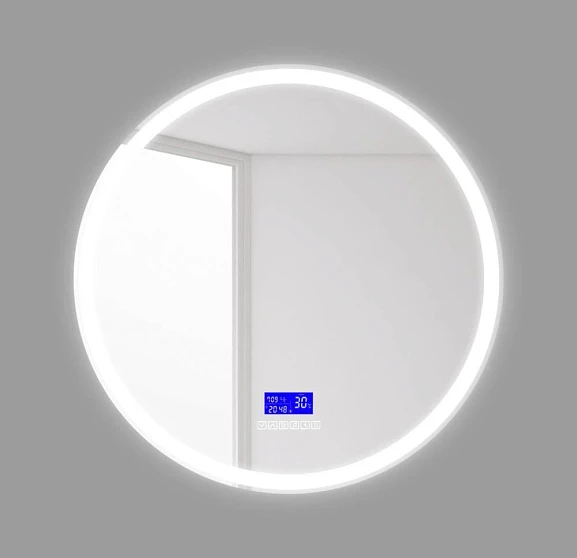 Зеркало BelBagno SPC-RNG-700-LED-TCH-RAD 70 с bluetooth, радио, цифровым термометром