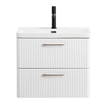 Тумба с раковиной BelBagno Due 50 Bianco Lucido