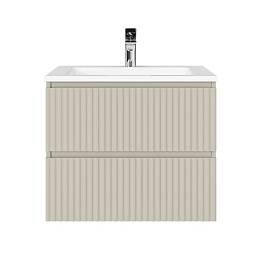 Тумба с раковиной Raval Coste 60 подвесная светло-коричневая