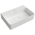 Накладная раковина Aqueduto Espiral ESP0510 59*42 с отверстием под смеситель белый глянец