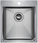 Кухонная мойка Paulmark Neckar PM804551-BS 45*51 сталь