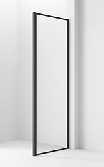 Душевая боковая стенка Ambassador Forsa 80AB 80*200 черная матовая