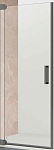 Комплект профиль и фурнитура Vincea Extra KD-VDP-1E1112GM для душевой двери VDP-1E1112 вороненая сталь