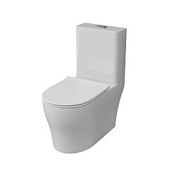 Унитаз-моноблок Grossman Classic GR-4488SQ Торнадо 37,5*70 с крышкой-сиденьем микролифт