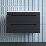 Тумба под раковину Style Line Остин 80 подвесная графит